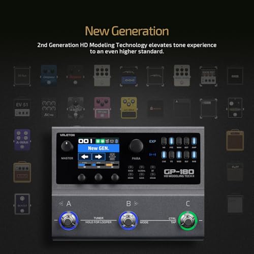 Valeton GP-180 Multi-Effects Guitar Processor