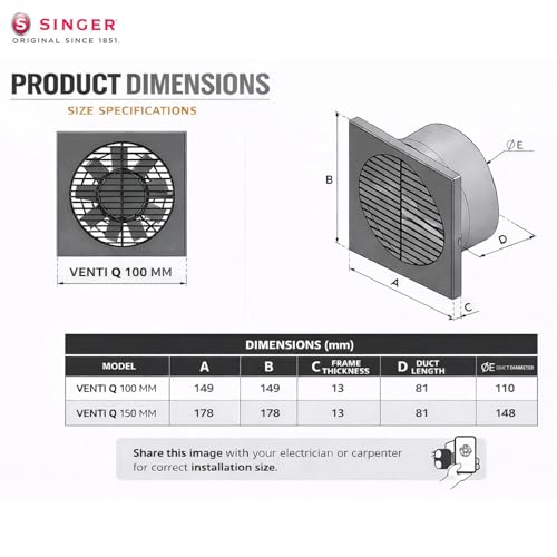 SINGER Venti Q 150mm Energy