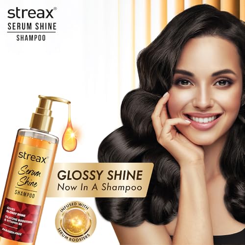 Streax Serum Shine Shampoo, 240ml