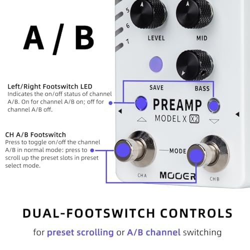 MOOER Preamp X2 Dual-channel Digital