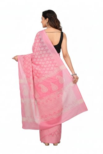 Handmade Mulmul Cotton Printed Saree