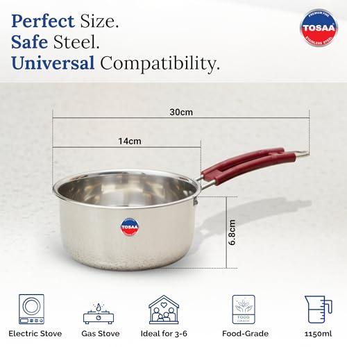 TOSAA Stainless Steel Sauce PAN