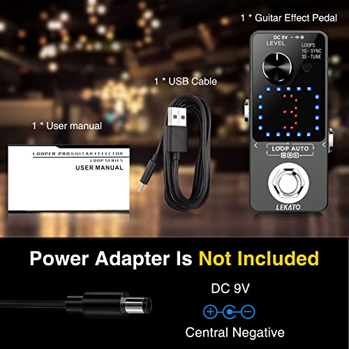 LEKATO Looper Pedal, Loop Pedal