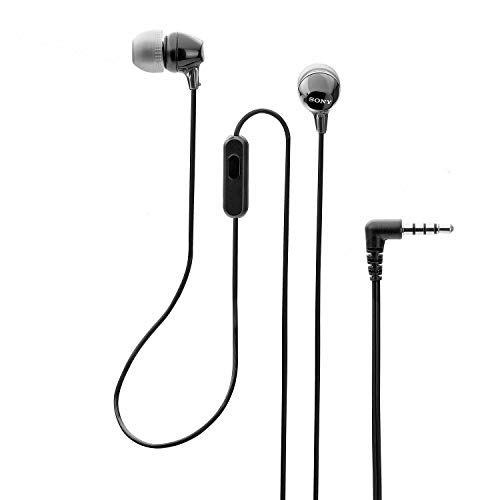 Sony MDR-EX14AP Wired in Ear Headphone with Mic (Black) - Image 5