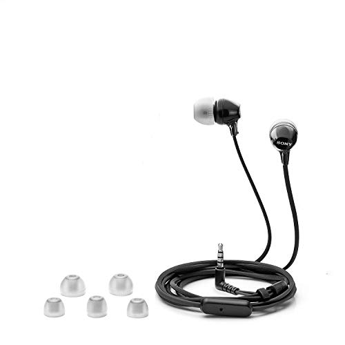 Sony MDR-EX14AP Wired in Ear Headphone with Mic (Black) - Image 6