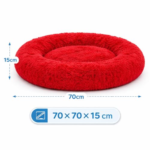 ZEXSAZONE Fluffy Waterproof Dog Bed