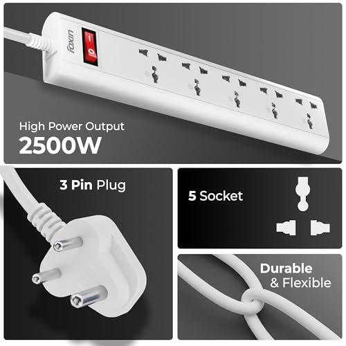 FOXIN Surge Protector, 5 Universal