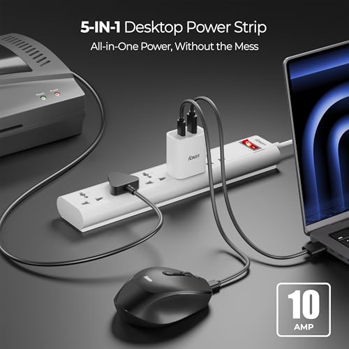 FOXIN Surge Protector, 5 Universal