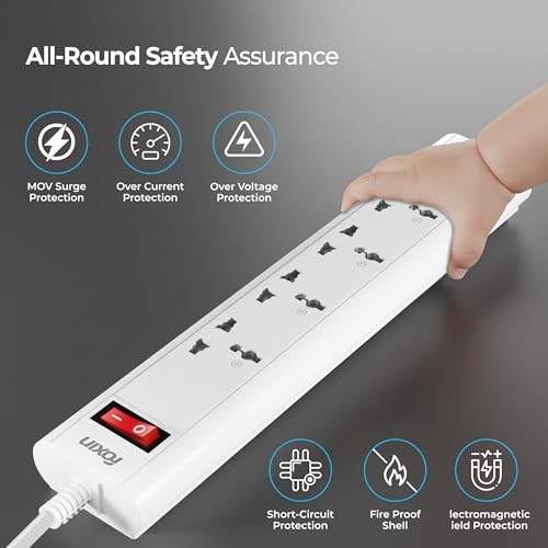 FOXIN Surge Protector, 5 Universal