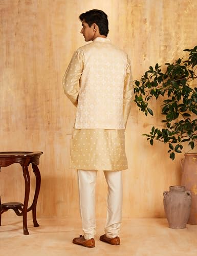 Amazon Brand - Symbol Men's Cotton Blend Printed Kurta Pyjama Set - Image 2