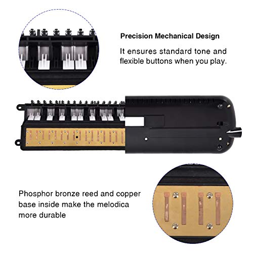 EastRock 32 Key Melodica Instrument