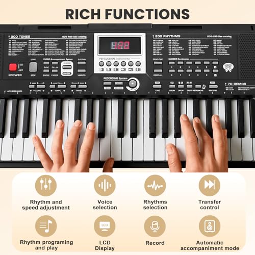 61 Keys Electronic Piano Keyboard