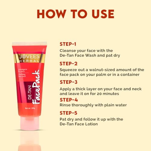 Jovees Herbal De-Tan Face Pack