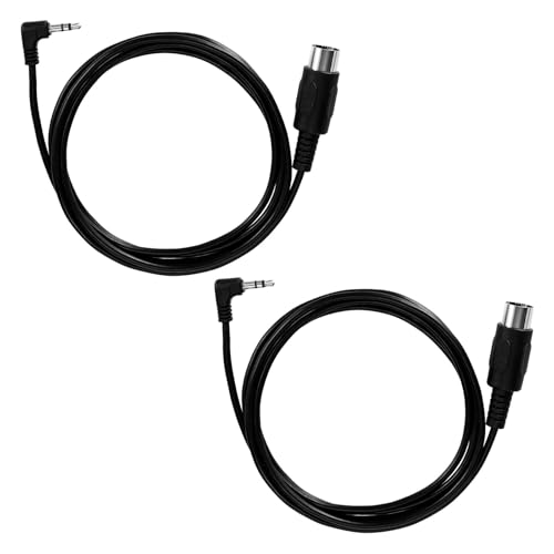 2pcs Type A 3.5mm/0.14in TRS