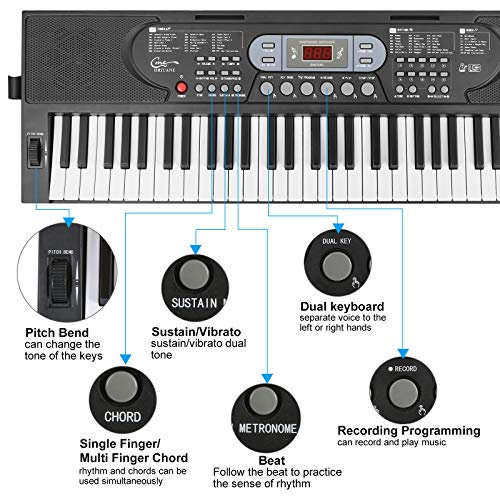 Keyboard Piano Lighted Keys