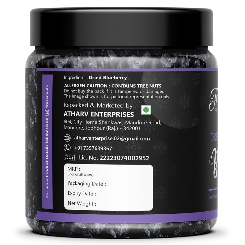 FROZEN NUTS Premium Dried Blueberries