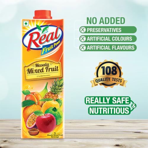 Real Fruit Power Real Masala Mixed Fruit 1L, 1 kg - Image 4