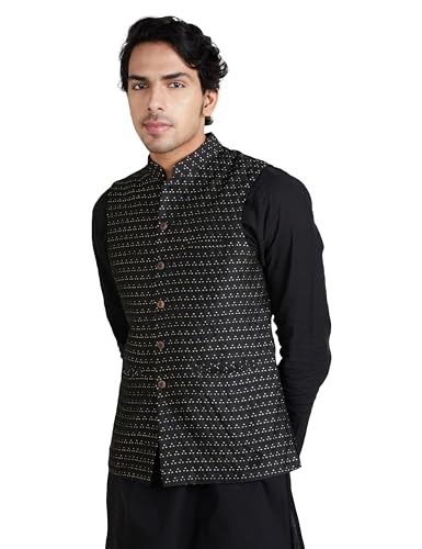 Amazon Brand - Symbol Men Lightweight Nehru Jacket
