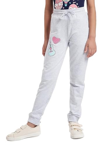 Amazon Brand - Symbol Regular Girls 100% Cotton Printed Track Pants (Joggers)