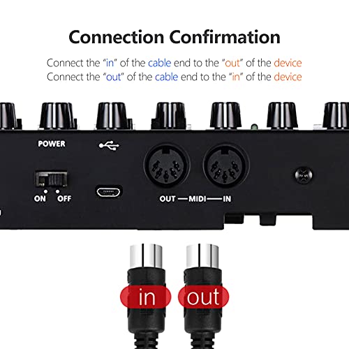 2-Pack 5-Pin DIN MIDI Cable