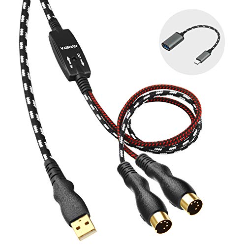 MIDI Cable,NUOSIYA MIDI to USB