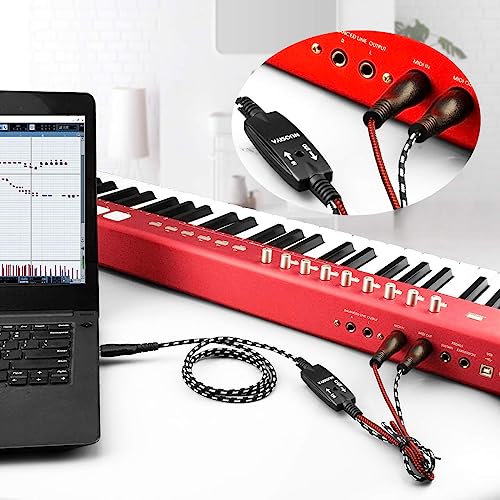 MIDI Cable,NUOSIYA MIDI to USB