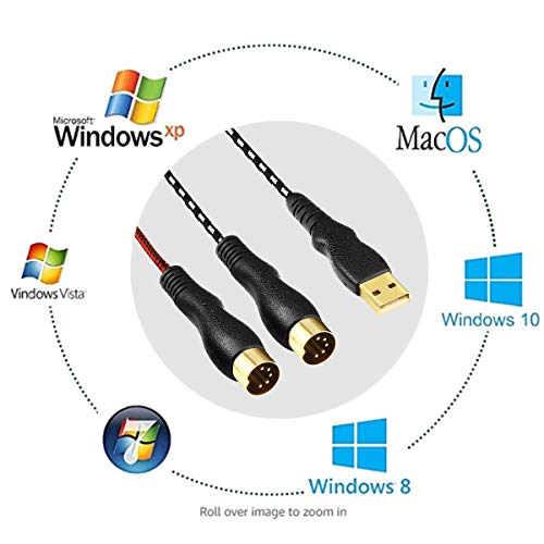 MIDI Cable,NUOSIYA MIDI to USB