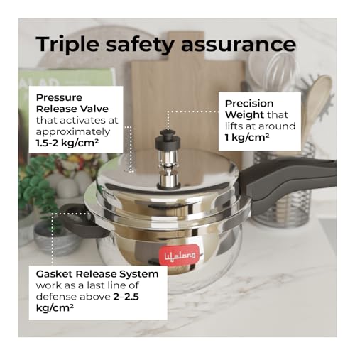Lifelong Stainless Steel Curve Pressure