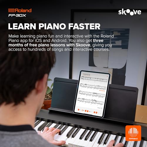 Roland FP-30X Digital Piano, Black - Image 6