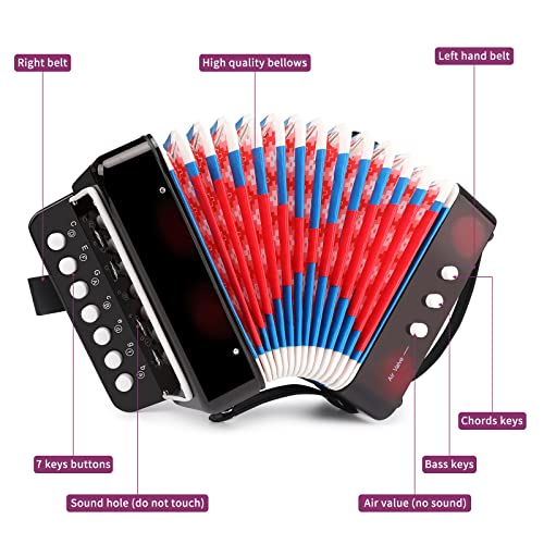 Kids Accordion, 10 Keys Control