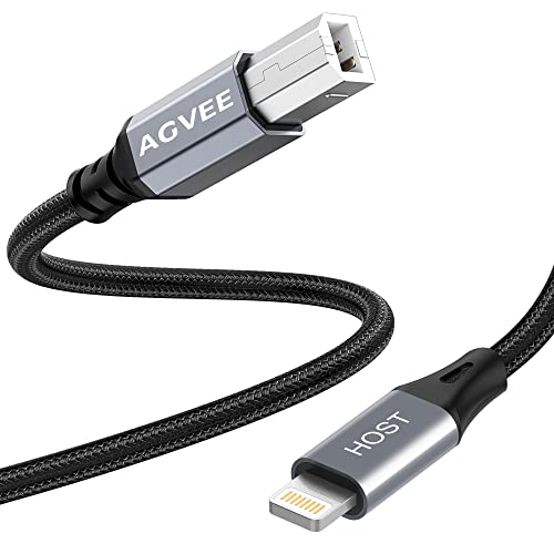 AGVEE 5ft Lightning OTG MIDI