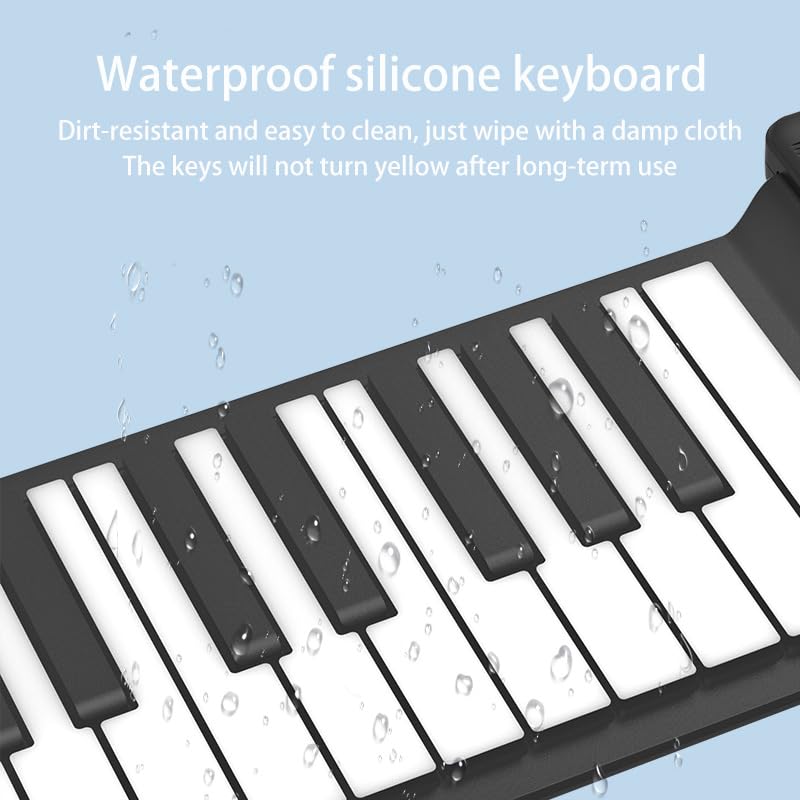 MARVTOWN 88 Key Roll Up Keyboard Piano - Image 5