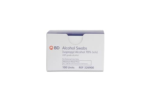 BD - Pack of 100 Alchohol Swabs - Image 2