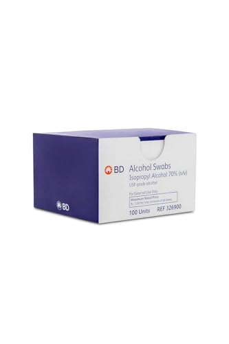 BD - Pack of 100 Alchohol Swabs - Image 3