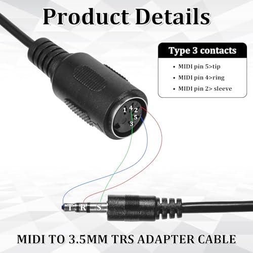 2 Pack of Type-A MIDI