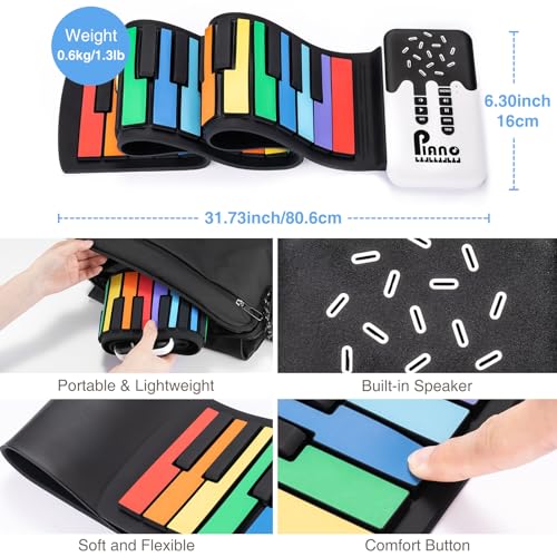 POGOLAB 49-Key Roll-Up Piano Keyboard