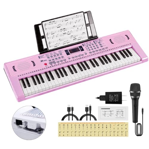 Electric Piano Keyboard, 61 Keys
