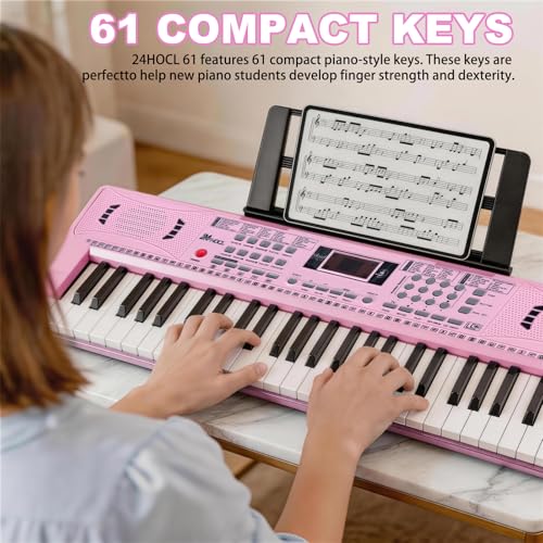 Electric Piano Keyboard, 61 Keys
