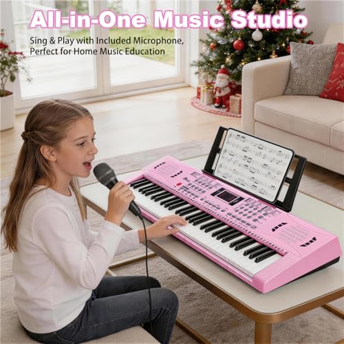 Electric Piano Keyboard, 61 Keys