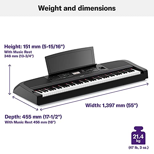 Yamaha DGX670B 88-Key Weighted Digital