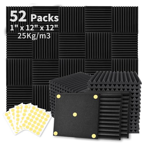 Focusound Acoustic Foam Panels, 1