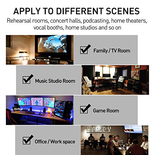 Focusound Acoustic Foam Panels, 1