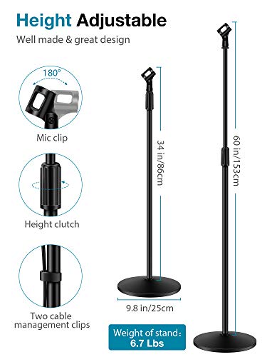 InnoGear Microphone Stand, Universal Mic