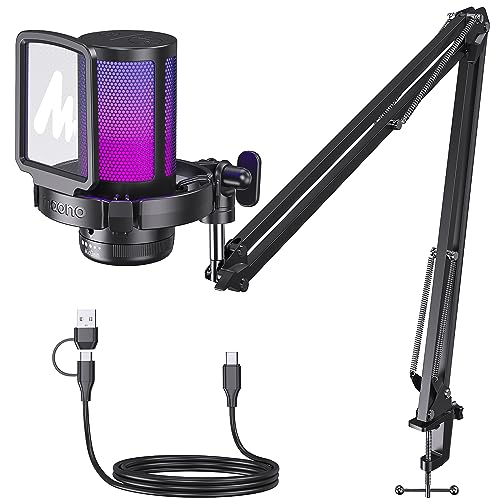 MAONO Gaming USB Microphone, Noise