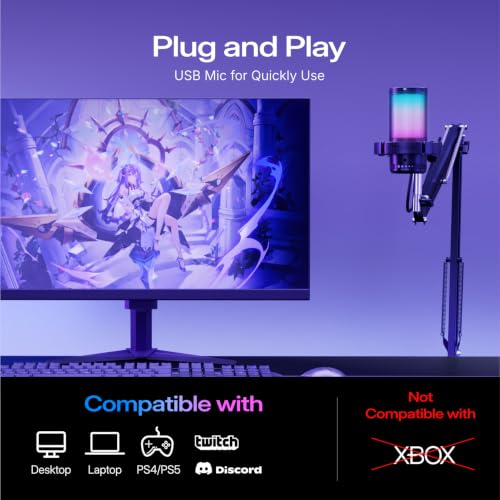 MAONO Gaming USB Microphone, Noise