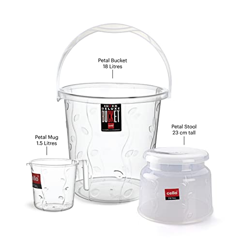 Cello Petal Bathroom Accessory Combo