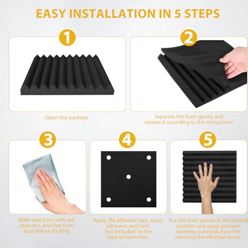 Acoustic Foam Panels Sound Absorbing