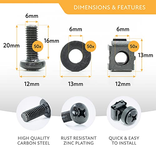Kraftex - M6 Nut Set