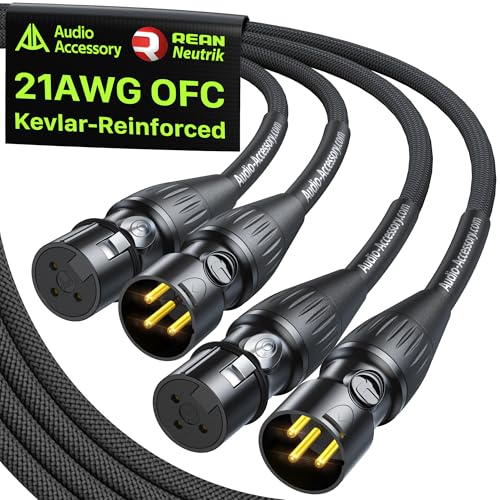 XLR Cables 10ft 2 Pack