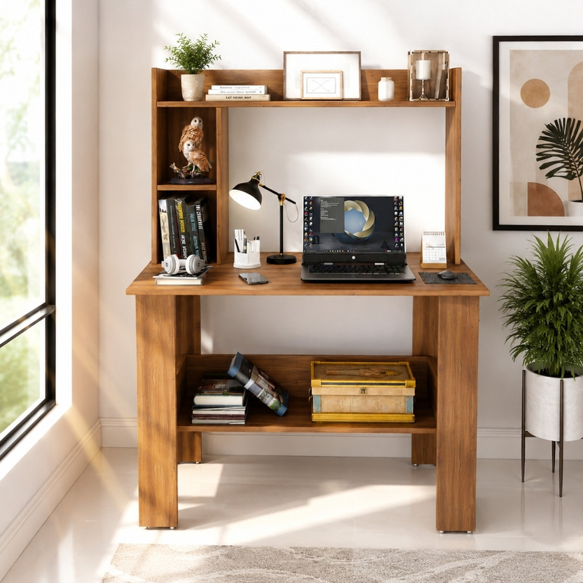 Flipkart Perfect Homes Multipurpose Portable Study Desk with Hutc...more